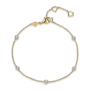 Love Earth Five-Stone Bezel Beacon Collection Bracelet
