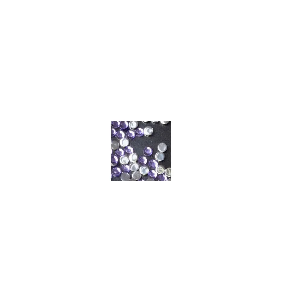Magnetic Rhinestone Lilac Medium 100 pcs