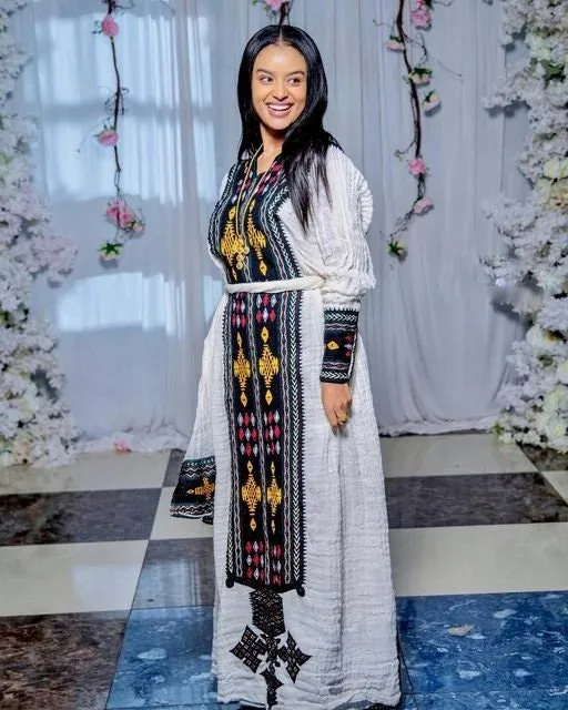 Majestic Axum Fetil Handwoven Habesha Dress, Zuria, Habesha libs, Habesha kemis