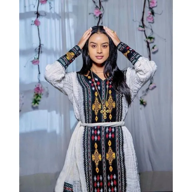 Majestic Axum Fetil Handwoven Habesha Dress, Zuria, Habesha libs, Habesha kemis