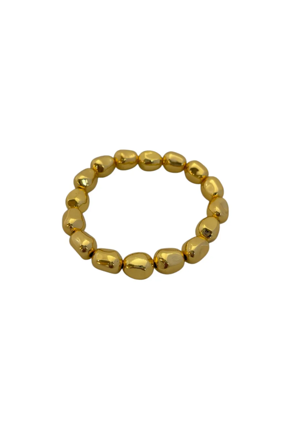 Medium Pebble Bracelet - Gold