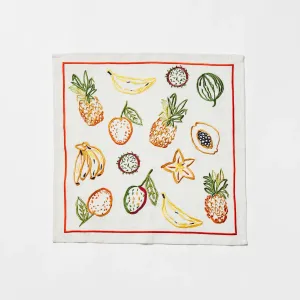Napkin Set of 6 | Tropics Multi Embroidered