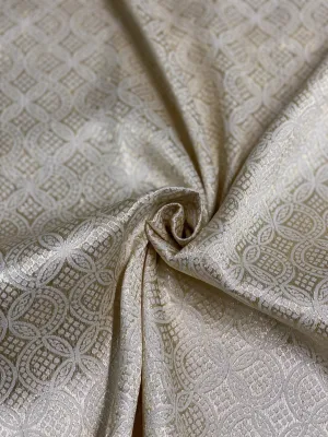 Off-White Gold Flower 1069 Silk Blend Novelty