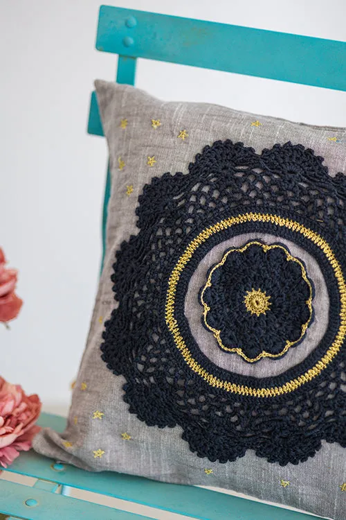 Prakriti Cushion Cover ~ Night Sky