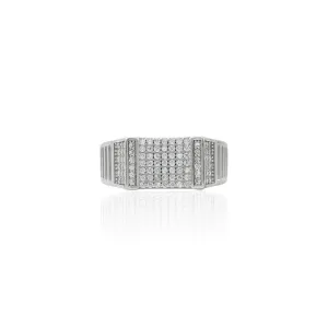 Silver Voguish Glance Menz Ring