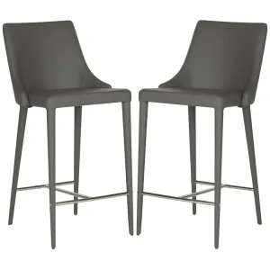 Summerset Counter Stool - Gray/Chrome