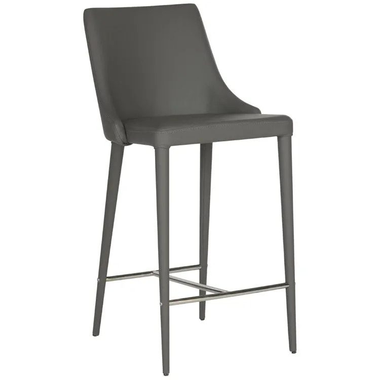 Summerset Counter Stool - Gray/Chrome